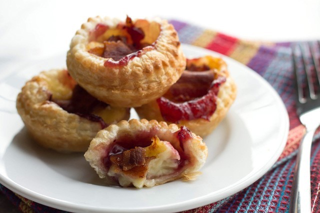 Ooey-Gooey Bacon Tarts