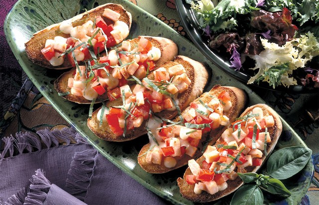 Smoked Turkey Bruschetta